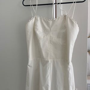 Amanda Uprichard Laurnesse Romper in White